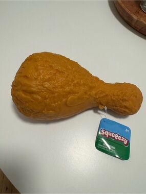 Squeeezy Brown Squishy Chicken Drumstick Fidget Toy
